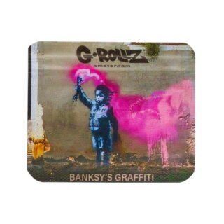 Banksy Bag - Torch Boy (7cm x 6cm)