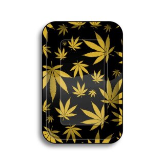 Rolling Tray - Leaves Gold (27.5cm x 17.5cm)