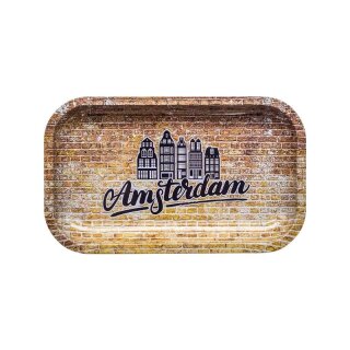 Rolling Tray Metal - Amsterdam (27cm x 16cm)