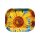 Rolling Tray Metal - Sun Flowers (18cm x 14cm)