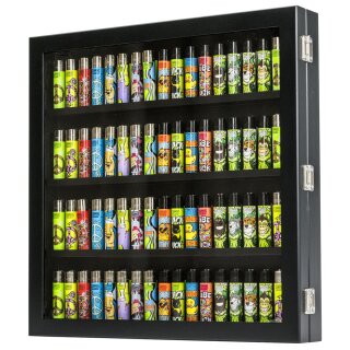 Clipper Vitrine leer 72er Schwarz (42cm x 42cm)