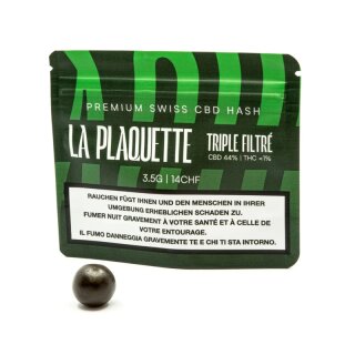 La Plaquette - CBD Hash - Triple Filtré (CHF 14.00/3.5g)