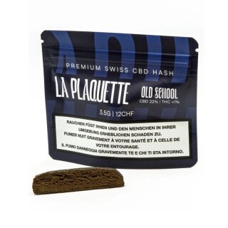 La Plaquette - CBD Hash - Old School (CHF 12.00/3.5g)