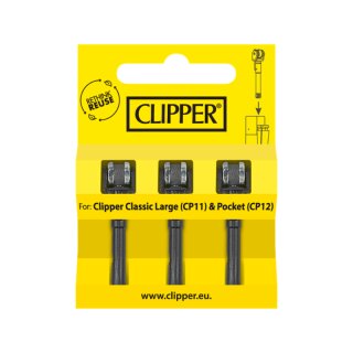 Clipper Flintsystem (3er Blister)