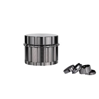 Alu Grinder 4-teilig 50mm Anthrazit