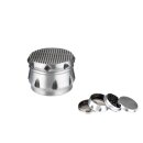 Alu Grinder 4-teilig 63mm Silber