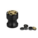 Alu Grinder 4-teilig 50mm Schwarz/Gold