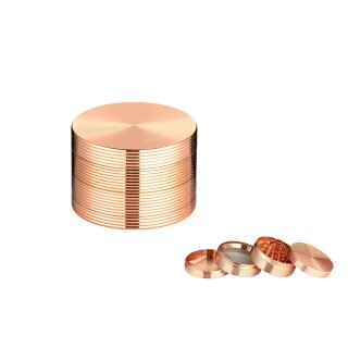 Alu Grinder 4-teilig 61mm Rosegold