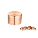 Alu Grinder 4-teilig 61mm Rosegold