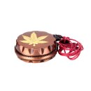 Alu Grinder mit Band 2-teilig 40mm Bronze